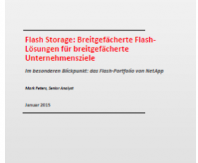 IT Infrastrukturen besser aufstellen mit Flash-optimiertem Storage