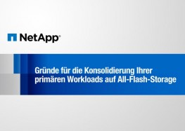 Gründe für die Konsolidierung Ihrer primären Workloads auf All-Flash-Storage