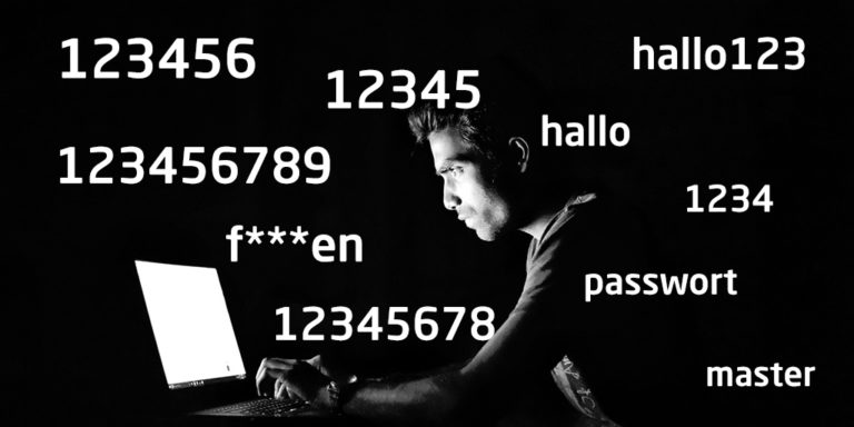 Top Ten deutscher Passwörter 2018