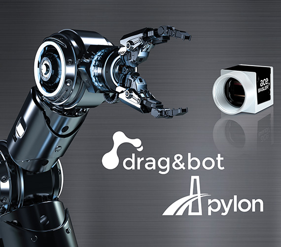Basler AG und drag and bot GmbH: Gemeinsames Integrationsprojekt erleichtert Programmierung von Robotern