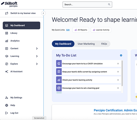 Skillsoft treibt den Wandel zum Skills Management für eine zukunftsfähige Belegschaft voran