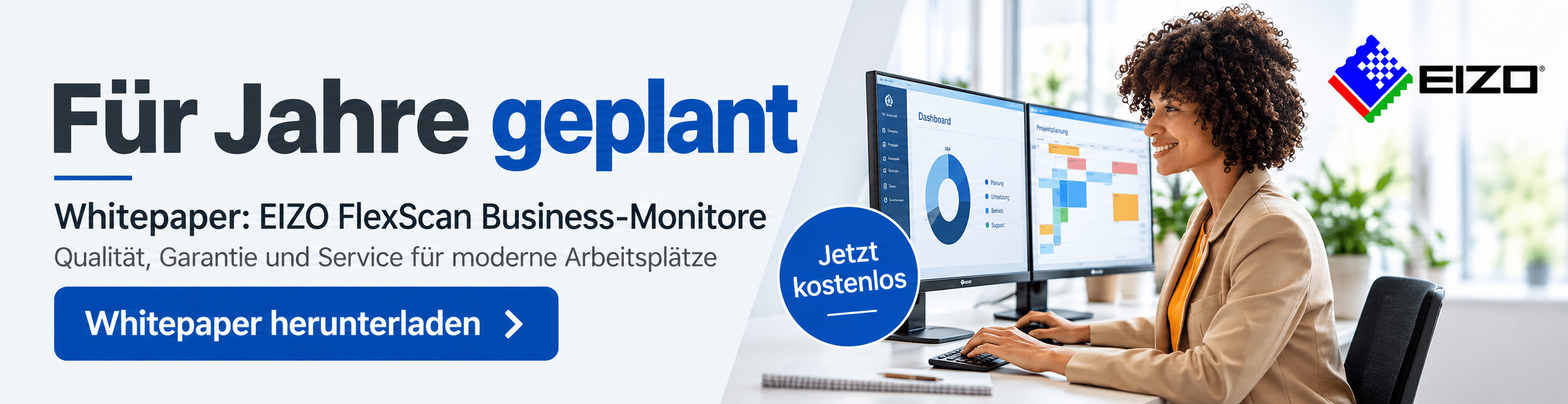 EIZO Whitepaper für moderne Arbeitsplätze